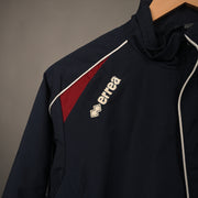 Vintage 2006-07 Burnley FC Erreà football Rain Jacket | Cooke Sponsor | 125th Anniversary Patch | Navy