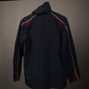 Vintage 2006-07 Burnley FC Erreà football Rain Jacket | Cooke Sponsor | 125th Anniversary Patch | Navy