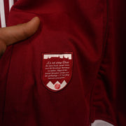 Adidas FC Nürnberg FCN Track Jacket Burgundy Maroon Full Zip Football Mens