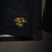 Vintage 2006-07 Burnley FC Erreà football Rain Jacket | Cooke Sponsor | 125th Anniversary Patch | Navy