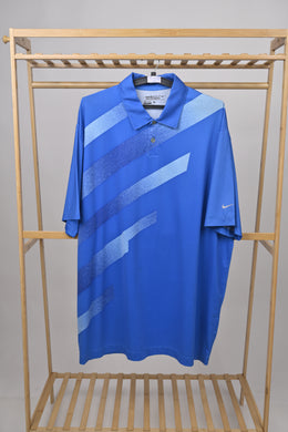 Nike blue polo t-shirt
